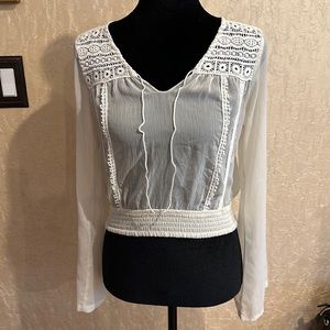 American Rag white lace blouse. Last call